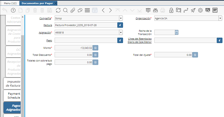 Documento por Pagar