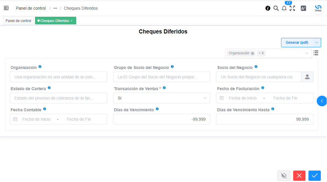 Reporte
