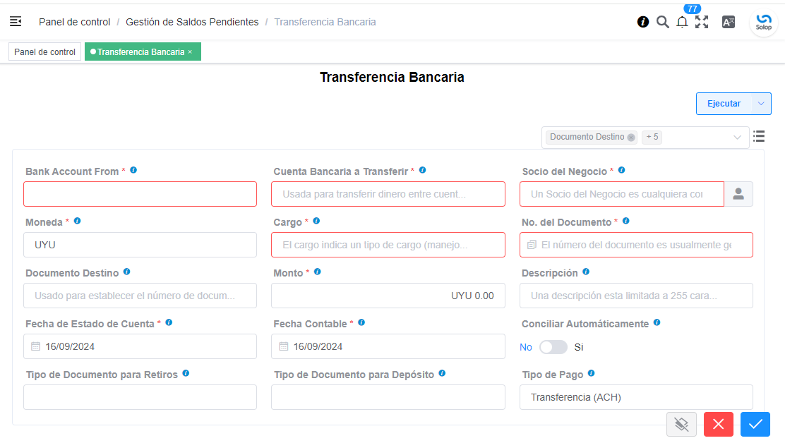Transferencia Bancaria