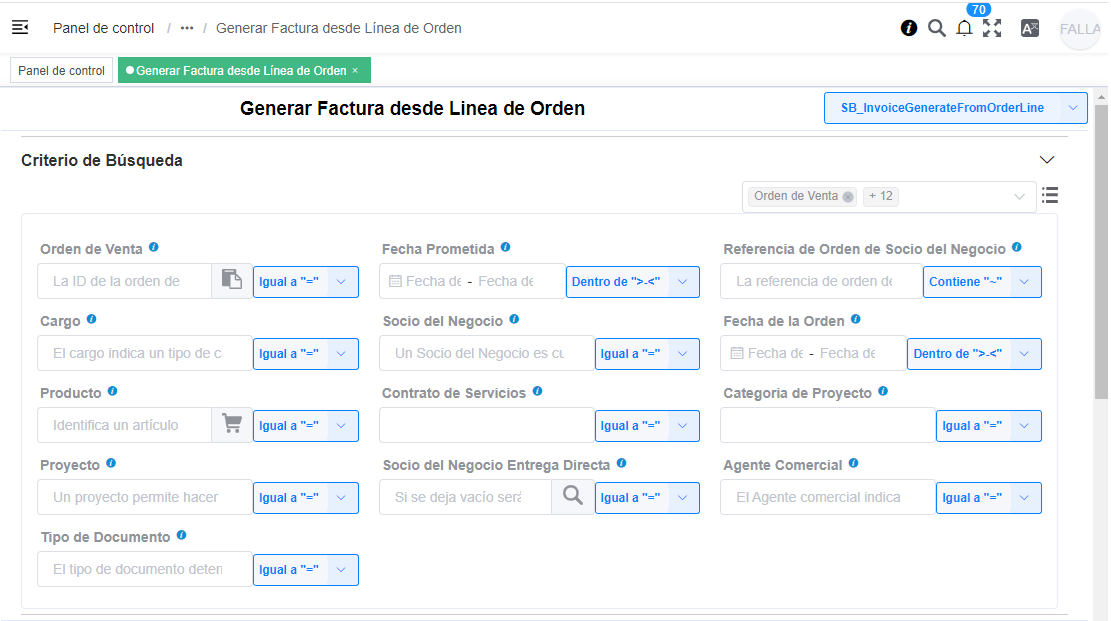 Generar Factura