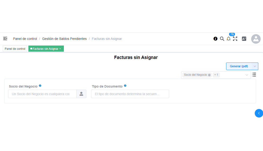 Facturación Diaria
